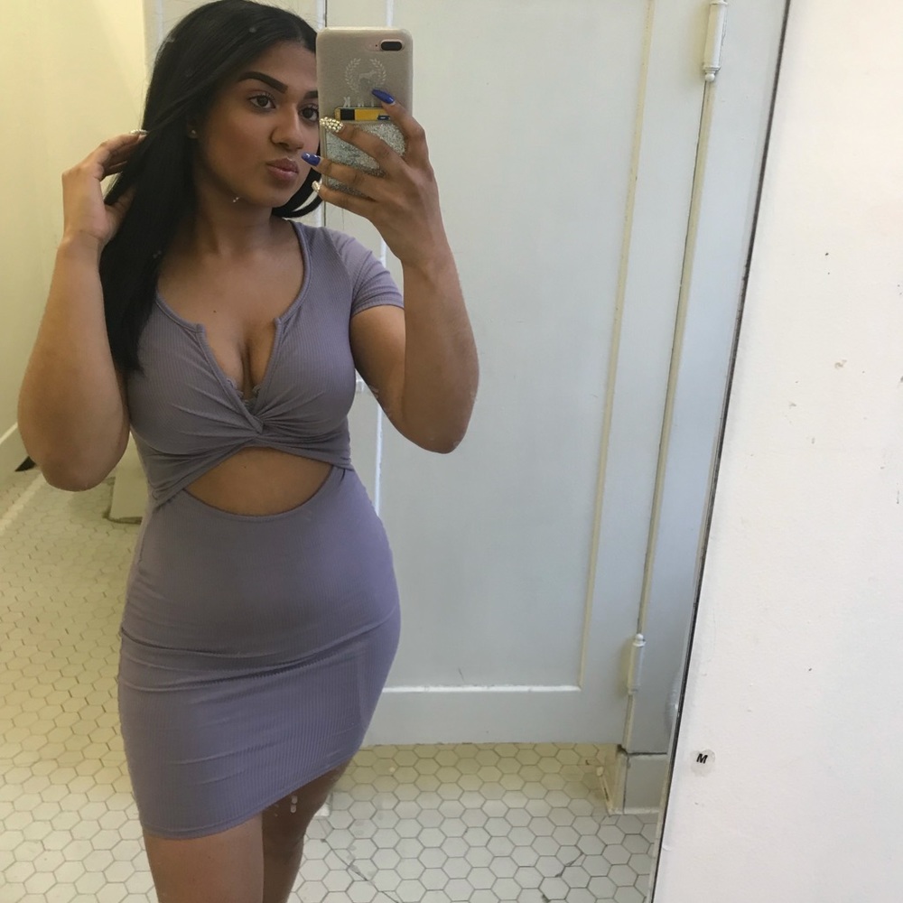 Lavender Cutout dress